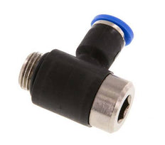 4mm x G1/8'' 90 graden L-vorm Messing/PA 66 Insteekfitting Buitendraad Binnenzeskant Draaibaar NBR [2 Stuks]