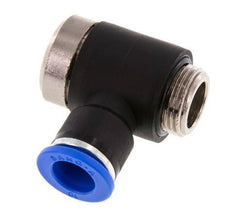 10mm x G3/8'' 90 graden L-vorm Messing/PA 66 Insteekfitting Buitendraad Binnenzeskant Draaibaar NBR