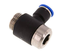 10mm x G1/2'' 90 graden L-vorm Messing/PA 66 Insteekfitting Buitendraad Binnenzeskant Draaibaar NBR