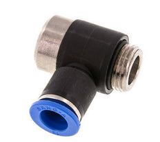 12mm x G1/2'' 90 graden L-vorm Messing/PA 66 Insteekfitting Buitendraad Binnenzeskant Draaibaar NBR