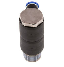 8mm x R1/2'' 2-way Manifold Messing/PA 66 Insteekfitting Buitendraad Draaibaar NBR
