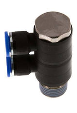 10mm x R1/2'' 2-way Manifold Messing/PA 66 Insteekfitting Buitendraad Draaibaar NBR