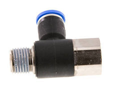 8mm x R1/4'' Elbow Messing/PA 66 Insteekfitting Buitendraad Binnendraad Draaibaar NBR [2 Stuks]
