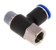 12mm x R3/8'' Elbow Messing/PA 66 Insteekfitting Buitendraad Binnendraad Draaibaar NBR