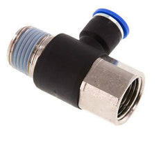 10mm x R1/2'' Elbow Messing/PA 66 Insteekfitting Buitendraad Binnendraad Draaibaar NBR