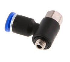 4mm x M 5 Elbow Messing/PA 66 Insteekfitting Buitendraad Binnendraad NBR [2 Stuks]