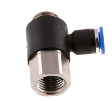 6mm x G1/4'' Elbow Messing/PA 66 Insteekfitting Buitendraad Binnendraad NBR [2 Stuks]