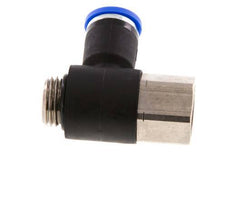 8mm x G1/4'' Elbow Messing/PA 66 Insteekfitting Buitendraad Binnendraad NBR [2 Stuks]