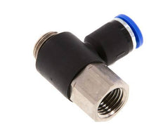 8mm x G1/4'' Elbow Messing/PA 66 Insteekfitting Buitendraad Binnendraad NBR [2 Stuks]