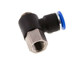 10mm x G1/4'' Elbow Messing/PA 66 Insteekfitting Buitendraad Binnendraad NBR [2 Stuks]