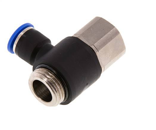 10mm x G1/2'' Elbow Messing/PA 66 Insteekfitting Buitendraad Binnendraad NBR
