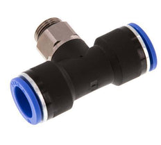 16mm x G3/8'' inline T-stuk Messing/PA 66 Insteekfitting Buitendraad Draaibaar NBR