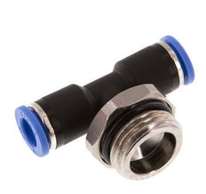 8mm x G1/2'' inline T-stuk Messing/PA 66 Insteekfitting Buitendraad Draaibaar NBR