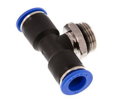 12mm x G1/2'' inline T-stuk Messing/PA 66 Insteekfitting Buitendraad Draaibaar NBR