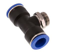 16mm x G1/2'' inline T-stuk Messing/PA 66 Insteekfitting Buitendraad Draaibaar NBR