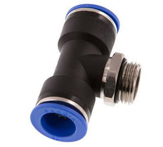 16mm x G1/2'' inline T-stuk Messing/PA 66 Insteekfitting Buitendraad Draaibaar NBR