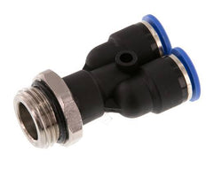 10mm x G1/2'' Y-koppeling Messing/PA 66 Insteekfitting Buitendraad Draaibaar NBR