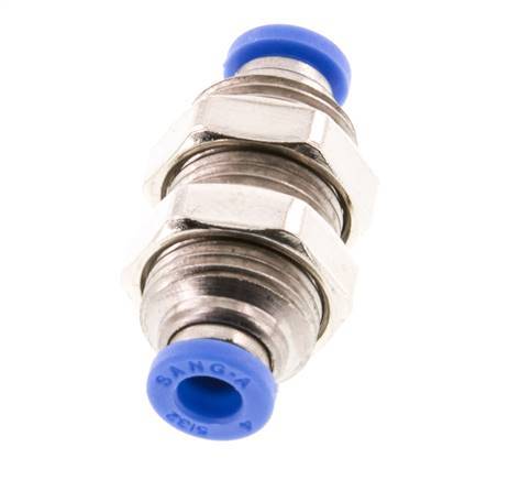 4mm Messing/PA 66 Insteekfitting Schotdoorvoer NBR [2 Stuks]