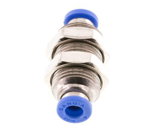 4mm Messing/PA 66 Insteekfitting Schotdoorvoer NBR [2 Stuks]