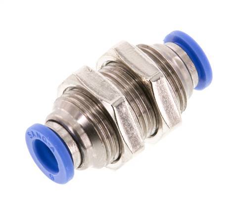 6mm Messing/PA 66 Insteekfitting Schotdoorvoer NBR [2 Stuks]