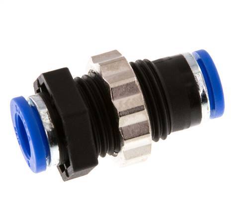 8mm PA 66 Insteekfitting Schotdoorvoer NBR [2 Stuks]