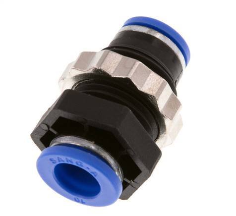 10mm PA 66 Insteekfitting Schotdoorvoer NBR [2 Stuks]