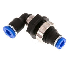 4mm 90 graden L-verbinding PA 66 Insteekfitting Schotdoorvoer NBR [2 Stuks]