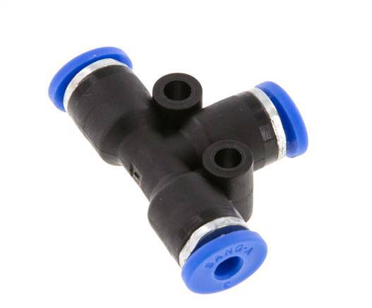 3mm T-koppeling PA 66 Insteekfitting NBR [2 Stuks]