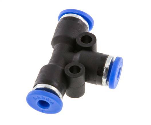 3mm T-koppeling PA 66 Insteekfitting NBR [2 Stuks]