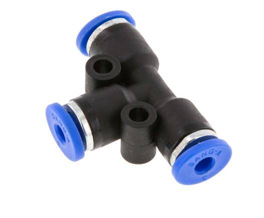 3mm T-koppeling PA 66 Insteekfitting NBR [2 Stuks]