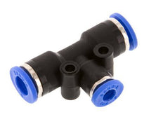 4mm x 6mm T-koppeling PA 66 Insteekfitting NBR [2 Stuks]