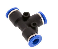 6mm T-koppeling PA 66 Insteekfitting NBR [2 Stuks]