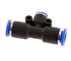 4mm x 8mm T-koppeling PA 66 Insteekfitting NBR [2 Stuks]