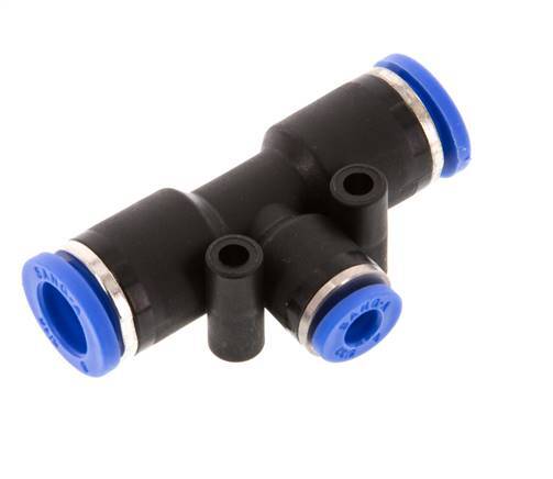 4mm x 8mm T-koppeling PA 66 Insteekfitting NBR [2 Stuks]