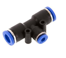 4mm x 8mm T-koppeling PA 66 Insteekfitting NBR [2 Stuks]