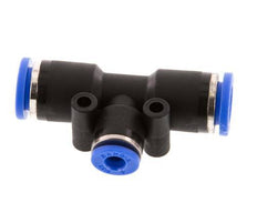 4mm x 8mm T-koppeling PA 66 Insteekfitting NBR [2 Stuks]