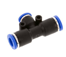 6mm x 8mm T-koppeling PA 66 Insteekfitting NBR [2 Stuks]