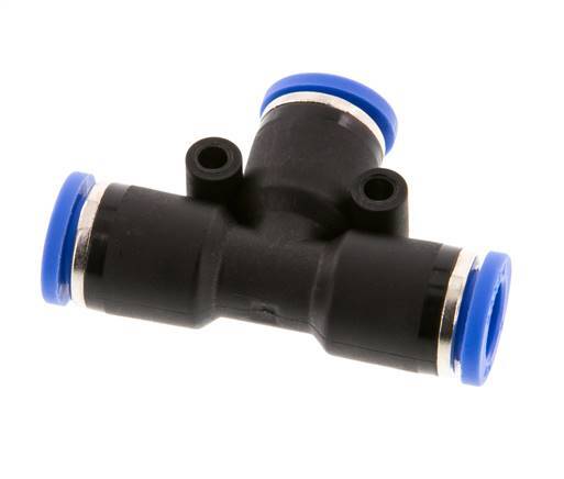 8mm T-koppeling PA 66 Insteekfitting NBR [2 Stuks]