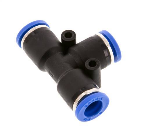8mm T-koppeling PA 66 Insteekfitting NBR [2 Stuks]