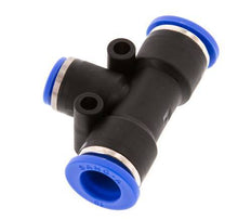 6mm x 10mm T-koppeling PA 66 Insteekfitting NBR [2 Stuks]