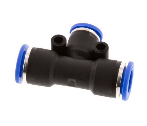 8mm x 10mm T-koppeling PA 66 Insteekfitting NBR [2 Stuks]