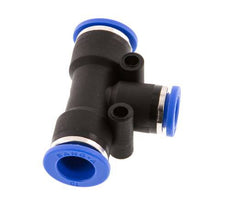 8mm x 10mm T-koppeling PA 66 Insteekfitting NBR [2 Stuks]