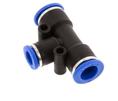 8mm x 10mm T-koppeling PA 66 Insteekfitting NBR [2 Stuks]