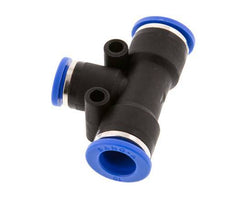 8mm x 10mm T-koppeling PA 66 Insteekfitting NBR [2 Stuks]