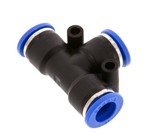 10mm T-koppeling PA 66 Insteekfitting NBR [2 Stuks]