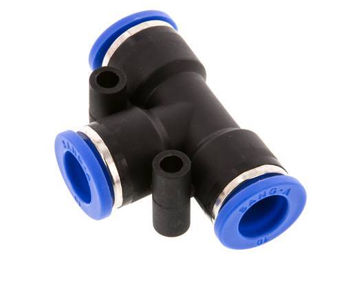 10mm T-koppeling PA 66 Insteekfitting NBR [2 Stuks]