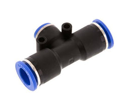 8mm x 12mm T-koppeling PA 66 Insteekfitting NBR [2 Stuks]