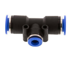 8mm x 12mm T-koppeling PA 66 Insteekfitting NBR [2 Stuks]