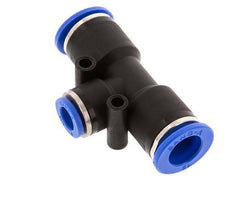 8mm x 12mm T-koppeling PA 66 Insteekfitting NBR [2 Stuks]