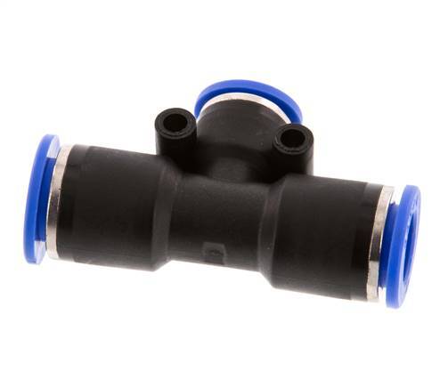 10mm x 12mm T-koppeling PA 66 Insteekfitting NBR [2 Stuks]